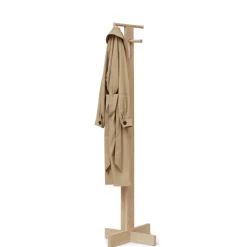 Form & Refine Foyer coat rack 173.3 cm, White oak Beige Outlet