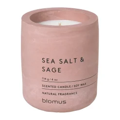 Blomus Fraga scented candles 24 hours, Sea salt & Sage-Withered Rose Pink