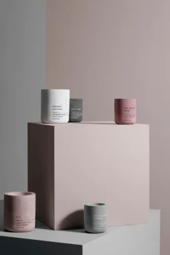 Blomus Fraga scented candles 24 hours, Sea salt & Sage-Withered Rose Pink