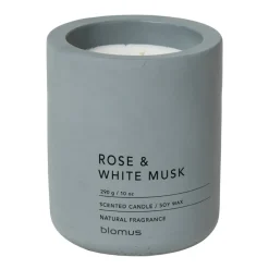 Blomus Fraga scented candles 55 hours, Rose & White Musk-Flintstone Blue Sale