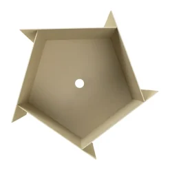 Ferm Living Fragma planter box 39x27.5 cm, Cashmere Beige Discount