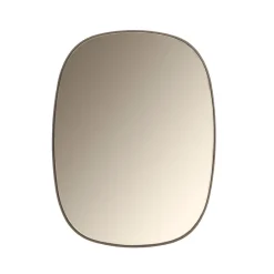Muuto Framed mirror, Taupe, 59x44 cm BeigeBrown