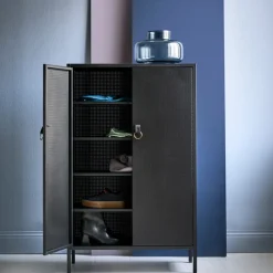 Maze Francis cabinet, . leather Black Clearance