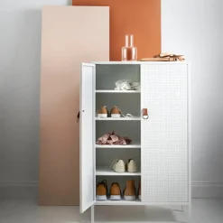 Maze Francis cabinet, . leather White Outlet