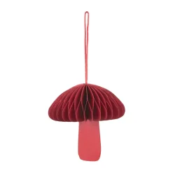 Broste Copenhagen Fungi Christmas tree decoration, Pompeian Red Discount