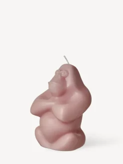 Kosta Boda Gabba Gabba Hey candle 11.5 cm, Pink Hot