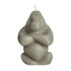 Kosta Boda Gabba Gabba Hey candle 11.5 cm, Grey
