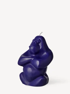 Kosta Boda Gabba Gabba Hey candle 11.5 cm, Blue Outlet