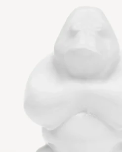 Kosta Boda Gabba Gabba Hey sculpture 120 mm, Cloudy White Clearance