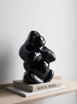 Kosta Boda Gabba Gabba Hey sculpture 305 mm, Black Hot