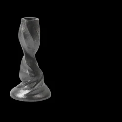 Ferm Living Gale candlestick 13 cm, ened Aluminium Black