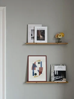 MOEBE Gallery shelf picture strip 70 cm, Oak Brown Sale