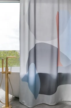 Mette Ditmer Gallery shower curtain 150x200 cm, Light Grey Clearance