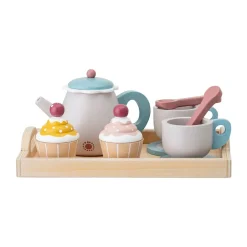 Bloomingville Gentrim toy dinnerware set, Gray Grey Clearance