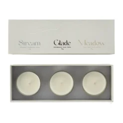 Scandi Living Gift wrap scented candle 70g 3-pack, Stream/Glade/Meadow Multi Best