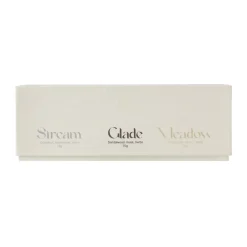 Scandi Living Gift wrap scented candle 70g 3-pack, Stream/Glade/Meadow Multi Best