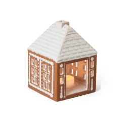 Kähler Gingerbread candle holder small 11 cm, Brown Best