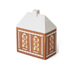 Kähler Gingerbread candle holder medium 15 cm, Brown Discount