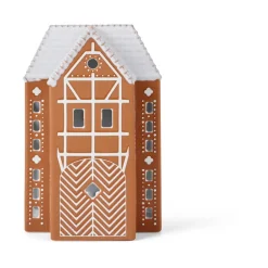 Kähler Gingerbread candle latern large 17 cm, Brown Sale