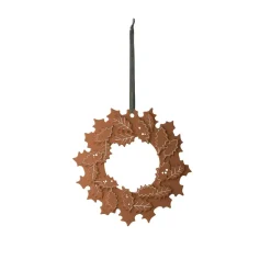 Kähler Gingerbread Christmas wreath Ø18.5 cm, Brown Online