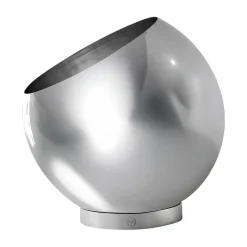 AYTM Globe flowerpot Ø17 cm, Silver Silver-coloured Hot