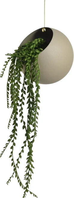 AYTM GLOBE hanging pot Ø21 cm h32 cm, Taupe Beige Sale