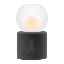 Solstickan Design Globe tealight holder Ø9.5x17 cm, Dark Grey Hot