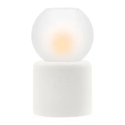 Solstickan Design Globe tealight holder Ø9.5x17 cm, White Outlet