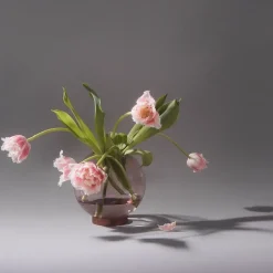 AYTM Globe vase medium, rose-gold Pink Sale