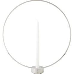 KLONG Gloria candle holder, large, nickel Silver-coloured Online