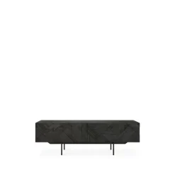 Ethnicraft Graphic media cabinet, 162 cm Black Outlet