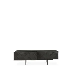 Ethnicraft Graphic media cabinet, 162 cm Black Outlet