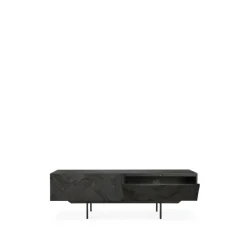 Ethnicraft Graphic media cabinet, 162 cm Black Outlet
