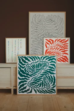 Fine Little Day poster, 70x70 cm Green Sale
