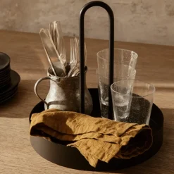 Ferm Living Grib Tray tray, Black Discount
