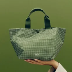 HAY Grid Everyday Bag, Dark , mini Green Best