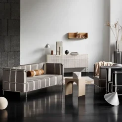 Kristina Dam Studio Grid side table, Beige Outlet