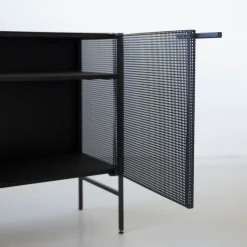 Kristina Dam Studio Grid side table, Black Hot
