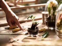 Design House Stockholm Grow greenhouse, small Ø8 cm Transparent Clearance