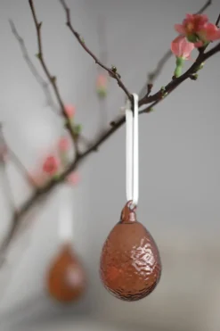 Cooee Design Gry egg Easter pendant 2-pack, Cognac BrownRed Sale