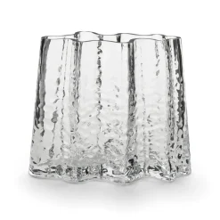 Cooee Design Gry wide vase 19 cm, Clear Transparent Online