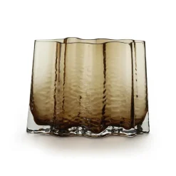 Cooee Design Gry wide vase 24 cm, Cognac Brown Outlet