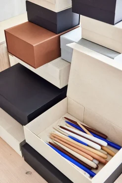 OYOY Hako storage box A3, Clay melange Beige Online