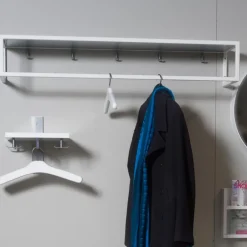 Scherlin Hall shelf 11, lacquer, zinc plate White Outlet