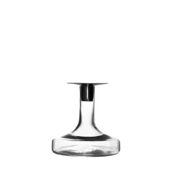 Skrufs Glasbruk Halo candle sticks, Clear. large Transparent New