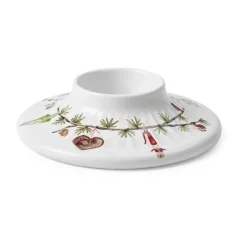Kähler Hammershøi Christmas block candle stick Ø13 cm, White Outlet