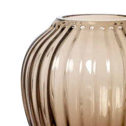 Kähler Hammershøi glass vase 14 cm, Walnut Brown Best
