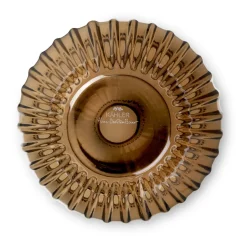 Kähler Hammershøi glass vase 14 cm, Walnut Brown Best