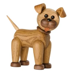 Spring Copenhagen Happy dog decoration, Oak Brown Clearance