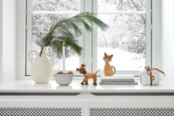 Spring Copenhagen Happy dog decoration, Oak Brown Clearance